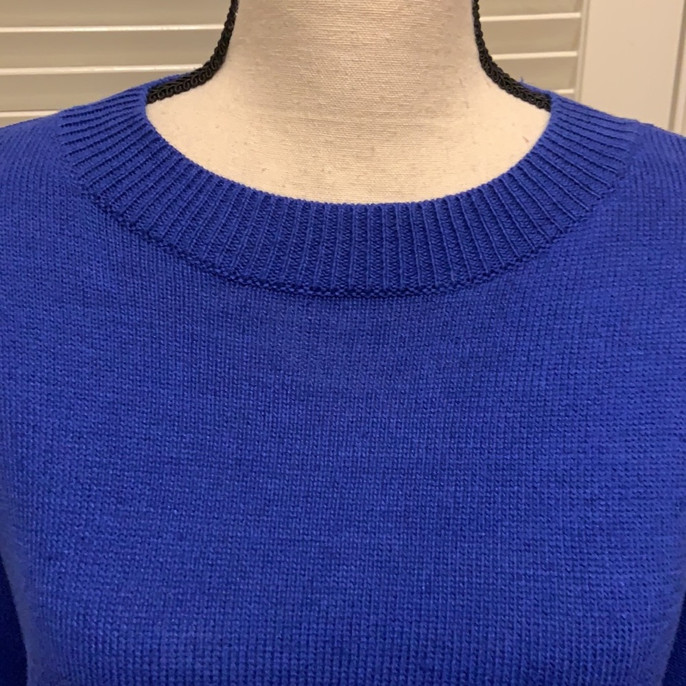 Eileen Fisher Mock Neck Tunic in Royal - Picture 3 of 14